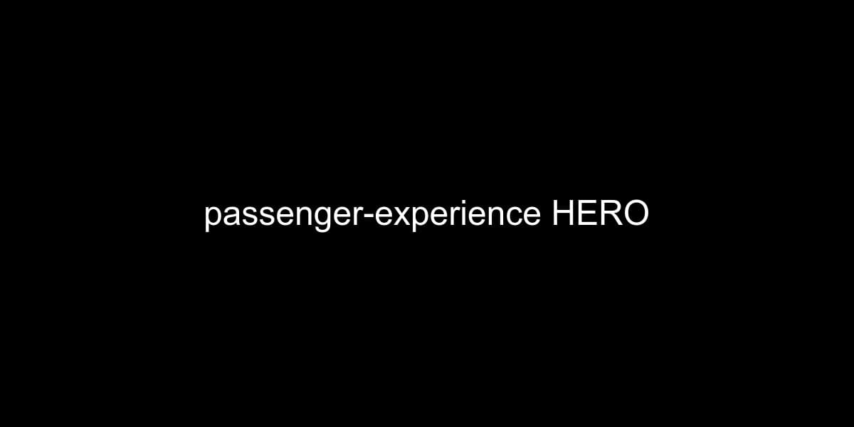 Passenger Experience